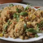 Quinoa mit Ofengemüse